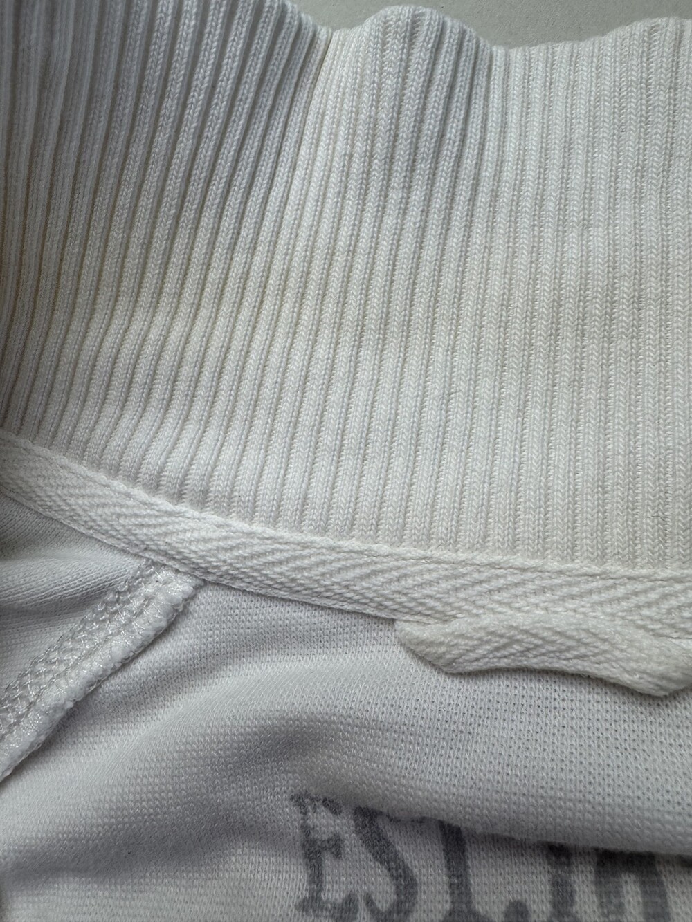 Abercrombie & Fitch Jacket Womens Large White Full Zip Mock Neck Stretch Casual - Picture 4 of 10